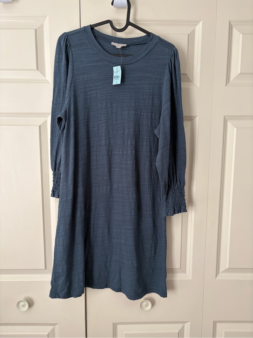 Loft Long Sleeve Dress Blue